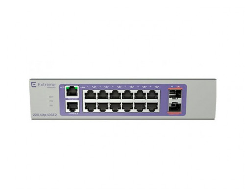 Коммутатор ExtremeSwitching 220-12t-10GE2 Коммутатор ExtremeSwitching 220-12t-10GE2